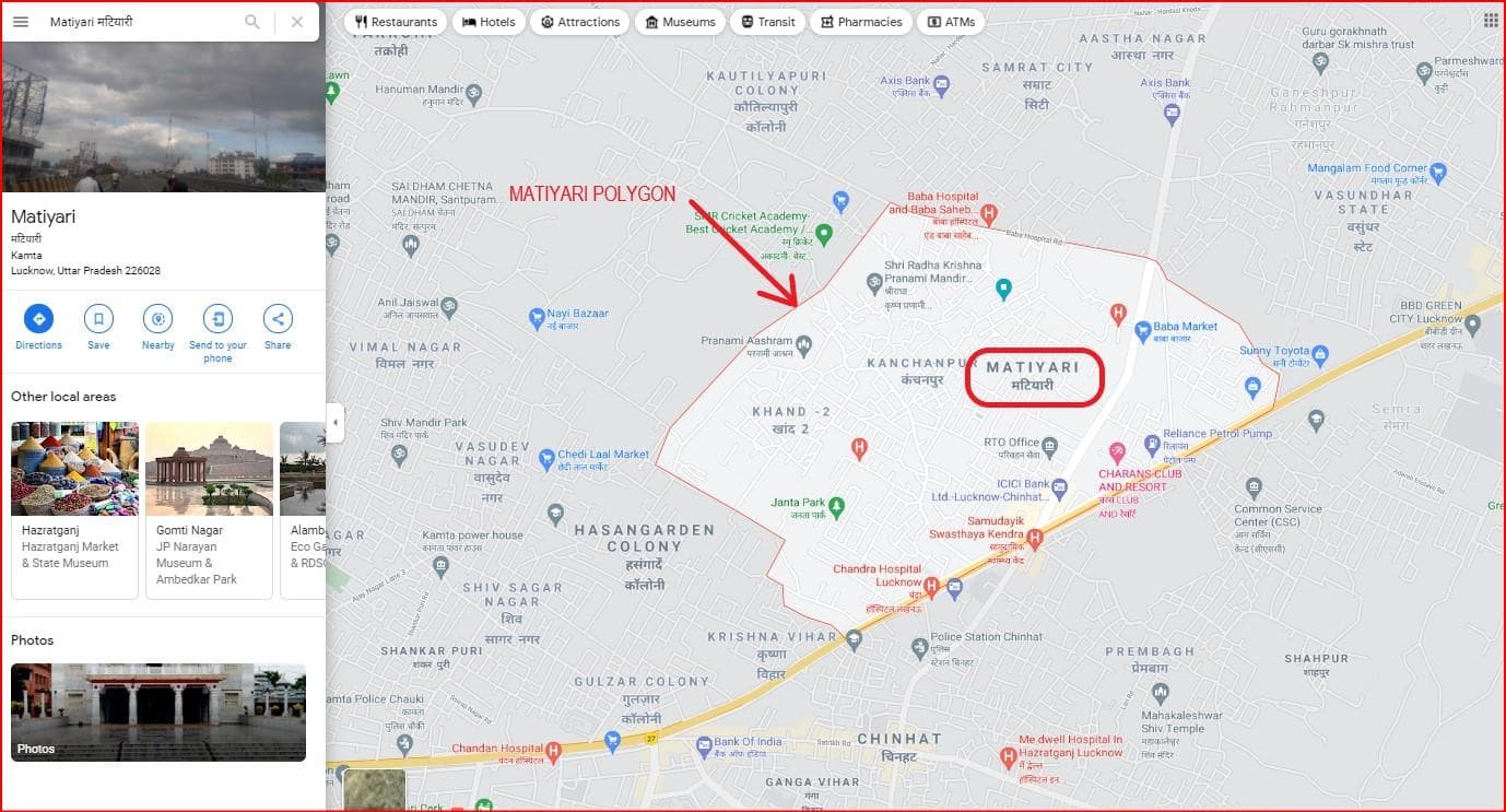Apartment Delivery in Matiyari, Lucknow — locality view 3