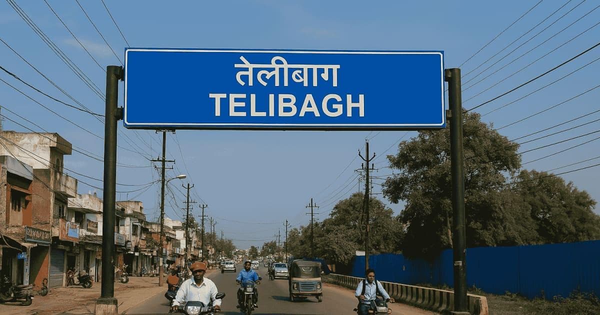 Telibagh, Lucknow — Difwa water jar delivery area