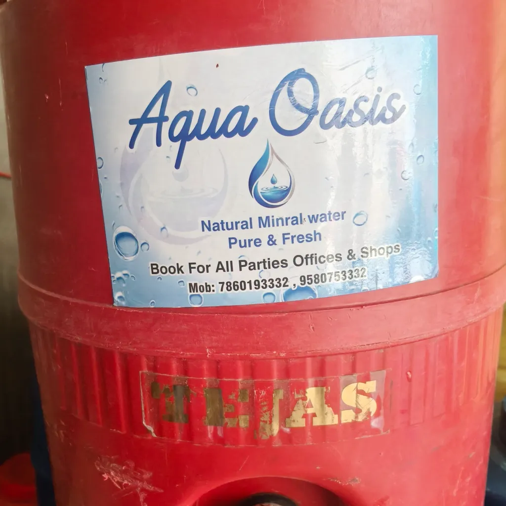 20 ltr — water delivery from Aqua Oasis