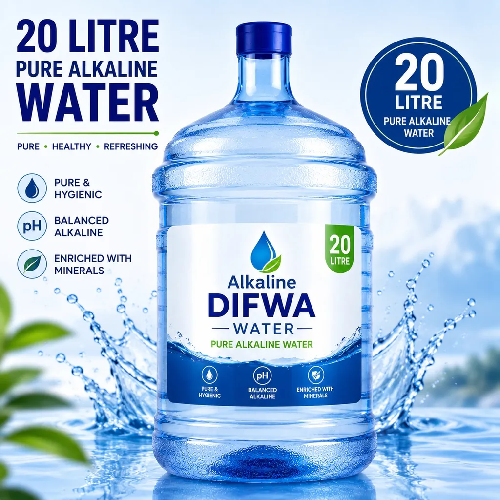 20 Litre Pure Alkaline Water — water delivery from RP NERR Water Supplier